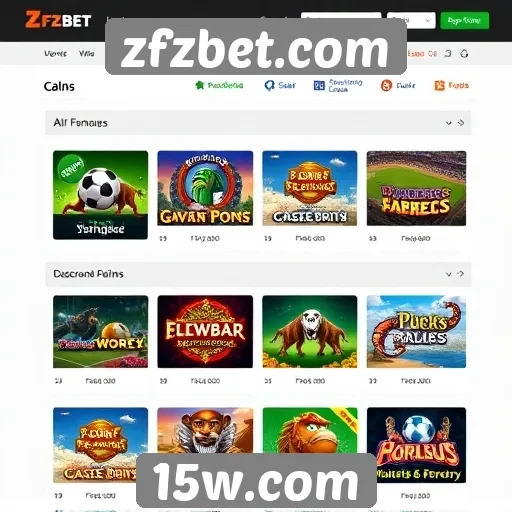 Comparativa de jogos oferecidos por zfzbet